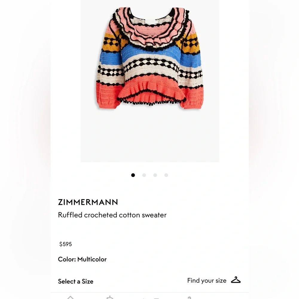 Zimmermann Ruffle Top - Picture 6 of 7